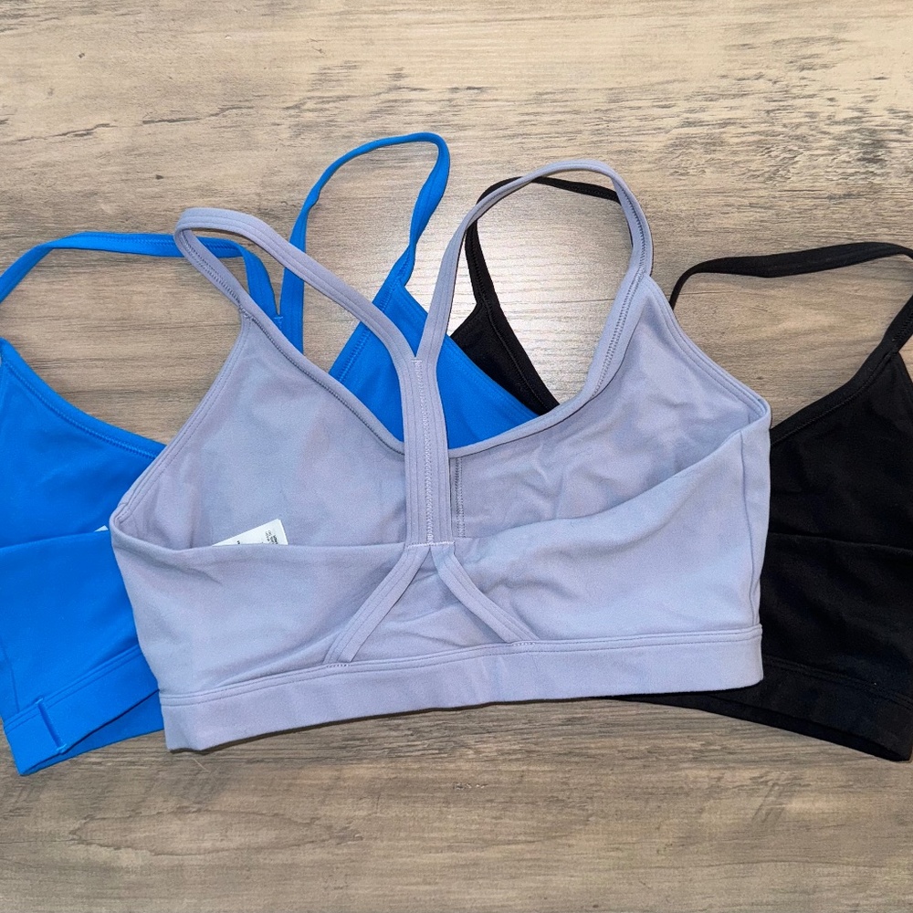 Gym Shark V-Neck Training Sports Bras (3 pack)